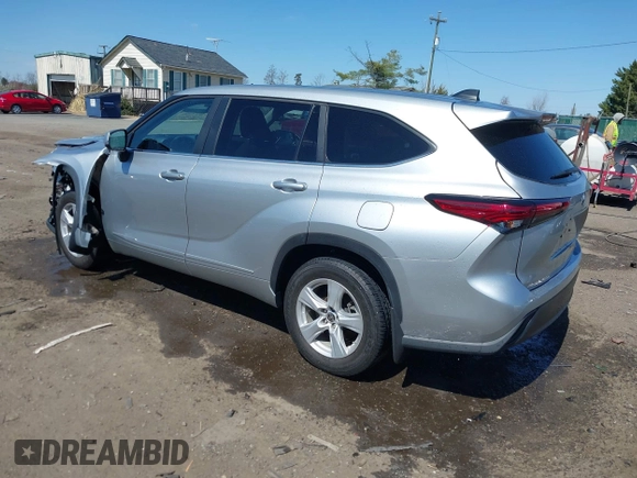 2023 Toyota Highlander L with VIN 5TDKDRAH6PS502220, listed as a IAAI auction lot 41907736 with 67,977 mi miles and . Bid and sale history available at DreamBid. Image 3.