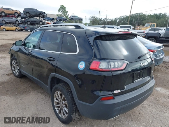 2019 Jeep Cherokee Latitude Plus with VIN 1C4PJLLN4KD119783, listed as a IAAI auction lot 41223282 with 84,917 mi miles. Bid and sale history available at carsss.com. Image 3.