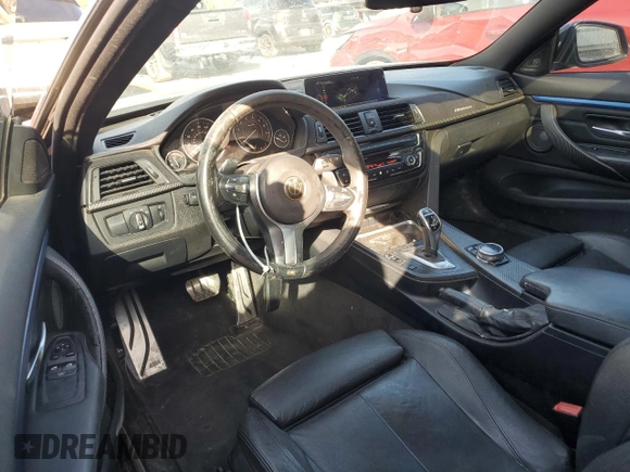 2015 BMW 4 Series 435i with VIN WBA3R1C59FK193517, listed as a Copart auction lot 88938695 with 166,102 mi miles and Salvage Title. Bid and sale history available at DreamBid. Image 8.