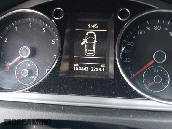 2013 Volkswagen CC Lux with VIN WVWRP7AN7DE510490, listed as a IAAI auction lot 41457328 with 154,443 mi miles. Bid and sale history available at carsss.com. Image 15.
