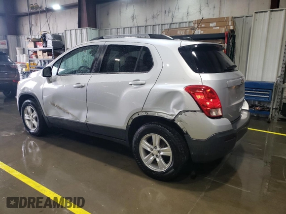 2016 Chevrolet Trax LT with VIN 3GNCJPSB4GL164969, listed as a Copart auction lot 51290065 with 124,355 mi miles and Salvage Title. Bid and sale history available at carsss.com. Image 2.