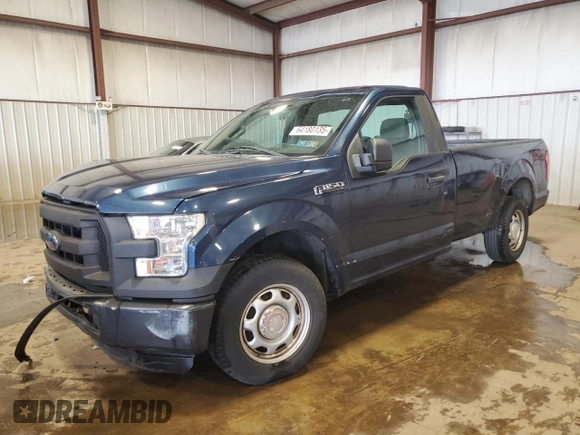 2016 Ford F-150 XL with VIN 1FTMF1C80GKD69365, listed as a Copart auction lot 64180135 with 112,667 mi miles and Salvage title. Bid and sale history available at DreamBid. Image 1.