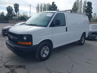 2017 Chevrolet Express Cargo with VIN 1GCWGAFF6H1345692, listed as a IAAI auction lot 42078030 with 185,642 mi miles and . Bid and sale history available at DreamBid. Image 2.
