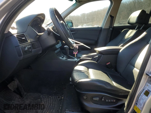 2008 BMW X3 3.0si with VIN WBXPC93448WJ20078, listed as a Copart auction lot 46501855 with 143,308 mi miles and Salvage Title. Bid and sale history available at DreamBid. Image 7.