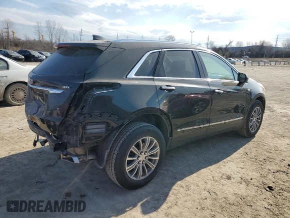 2018 Cadillac XT5 Luxury AWD with VIN 1GYKNDRS0JZ242526, listed as a Copart auction lot 47269445 with 52,574 mi miles and Salvage Title. Bid and sale history available at DreamBid. Image 3.