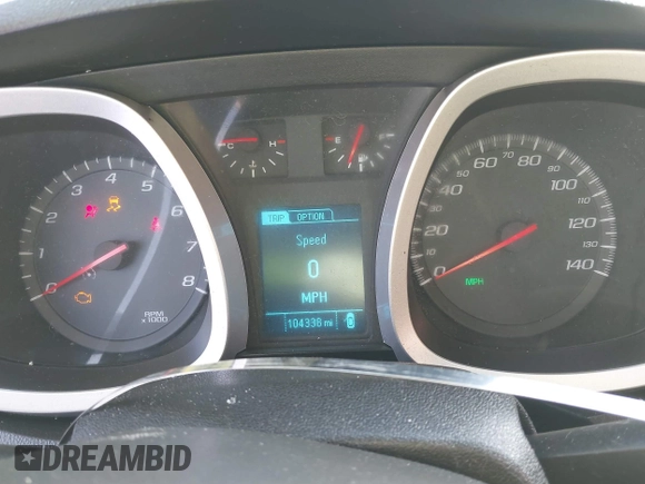 2015 Chevrolet Equinox LT with VIN 1GNALBEK7FZ125512, listed as a IAAI auction lot 41339404 with 104,338 mi miles. Bid and sale history available at carsss.com. Image 7.
