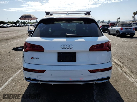 2018 Audi SQ5 Premium Plus with VIN WA1A4AFY6J2232811, listed as a Copart auction lot 66022194 with 56,315 mi miles and Salvage Title. Bid and sale history available at DreamBid. Image 6.