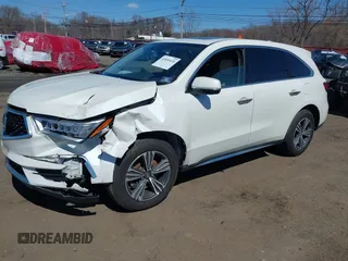 2017 Acura MDX with VIN 5FRYD4H33HB026679, listed as a IAAI auction lot 41894410 with 98,023 mi miles. Bid and sale history available at carsss.com. Image 2.