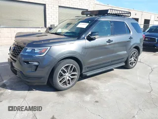 2019 Ford Explorer Sport with VIN 1FM5K8GTXKGA42549, listed as a IAAI auction lot 41548999 with 117,613 mi miles and . Bid and sale history available at carsss.com. Image 17.