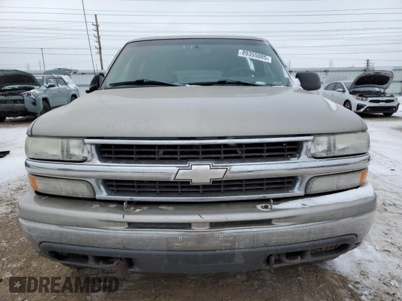 2001 Chevrolet Suburban LS with VIN 1GNFK16T21J103970, listed as a Copart auction lot 89355085 with 247,993 mi miles and Salvage Title. Bid and sale history available at carsss.com. Image 5.