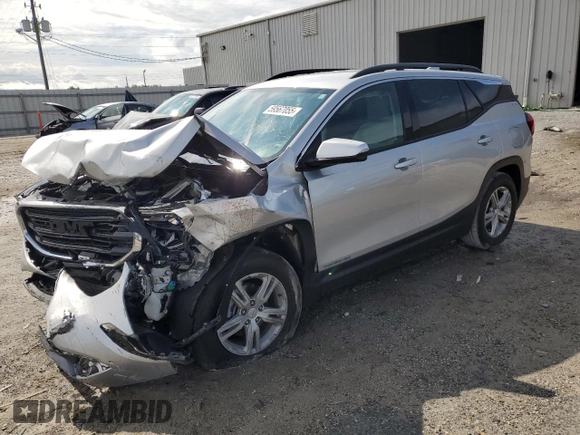 2019 GMC Terrain SLE z VIN 3GKALMEVXKL270256, wystawiony jako Copart lot #59567055 z przebiegiem 35 570 mil mil oraz Nie do naprawy • Non repairable. Historia ofert i sprzedaży dostępna na DreamBid. Obrazek 1.