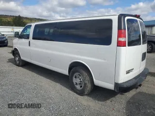 2016 Chevrolet Express Passenger LS with VIN 1GAZGNFF7G1319968, listed as a Copart auction lot 75911024 with 45,043 mi miles and Salvage title. Bid and sale history available at DreamBid. Image 2.