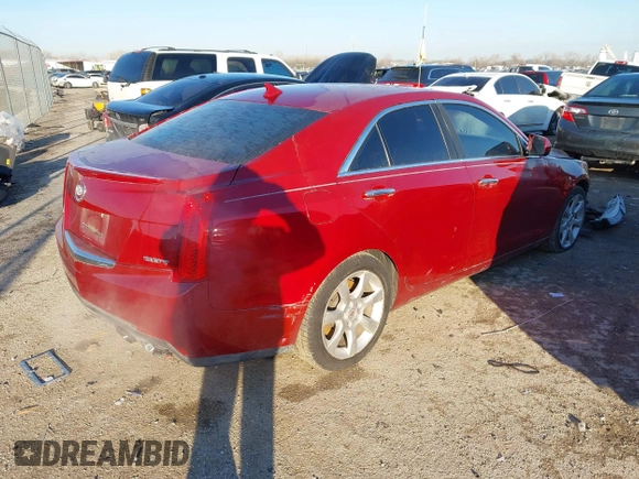 2013 Cadillac ATS with VIN 1G6AA5RX1D0126116, listed as a IAAI auction lot 41210425 with 187,168 mi miles and . Bid and sale history available at DreamBid. Image 4.