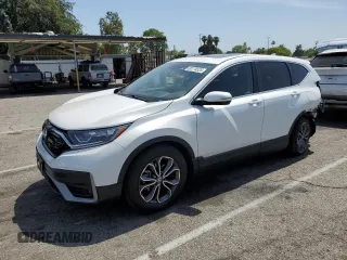 2021 Honda CR-V EX-L z VIN 5J6RW1H85MA005422, wystawiony jako Copart lot #60174525 z przebiegiem 30 142 mil mil oraz Szkoda całkowita • Salvage title. Historia ofert i sprzedaży dostępna na DreamBid. Obrazek 1.