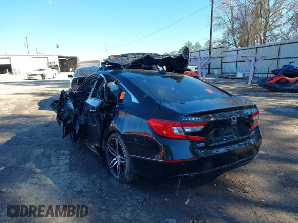 2022 Honda Accord Touring with VIN 1HGCV3F98NA040187, listed as a IAAI auction lot 38557958 with Not provided miles and . Bid and sale history available at DreamBid. Image 3.