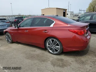 2014 Infiniti Q50 Hybrid Premium with VIN JN1AV7AR2EM702478, listed as a Copart auction lot 53332775 with 115,142 mi miles and Clean Title. Bid and sale history available at carsss.com. Image 2.