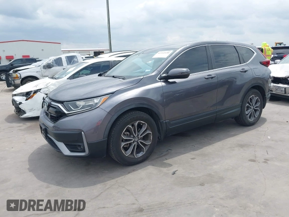 2020 Honda CR-V EX-L z VIN 2HKRW1H87LH423641, wystawiony jako IAAI lot #42102690 z przebiegiem 39 297 mil mil oraz . Historia ofert i sprzedaży dostępna na DreamBid. Obrazek 2.