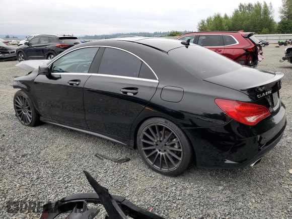 2014 Mercedes-Benz CLA 250 with VIN WDDSJ4EB2EN127758, listed as a Copart auction lot 62416755 with 93,055 mi miles and Salvage title. Bid and sale history available at DreamBid. Image 2.