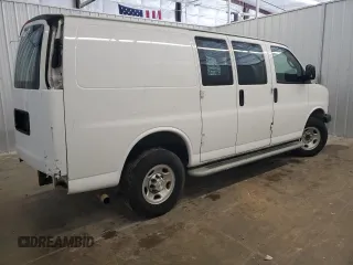 2023 Chevrolet Express Cargo with VIN 1GCWGAFP9P1126958, listed as a Copart auction lot 63655535 with 24,564 mi miles and Clean title. Bid and sale history available at DreamBid. Image 3.