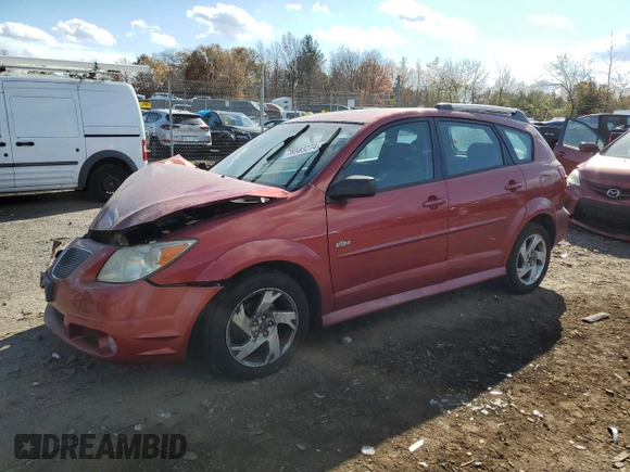 2007 Pontiac Vibe with VIN 5Y2SL65877Z407708, listed as a Copart auction lot 78583274 with 0 mi miles and Salvage Title. Bid and sale history available at carsss.com. Image 1.