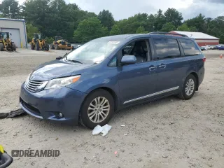 2016 Toyota Sienna XLE with VIN 5TDYK3DC9GS723226, listed as a Copart auction lot 62284105 with 180,734 mi miles and Salvage title. Bid and sale history available at DreamBid. Image 1.