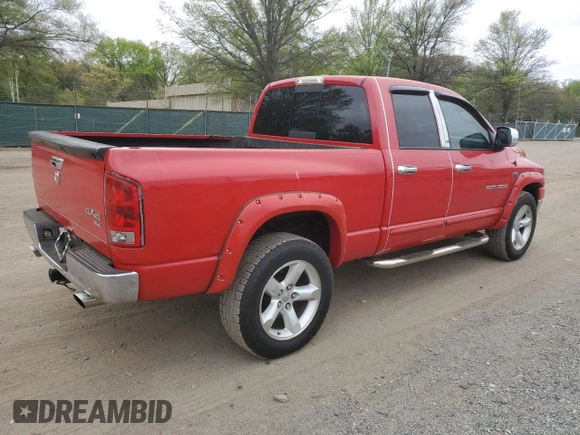2006 Dodge 1500 SLT with VIN 1D7HU18236S587560, listed as a Copart auction lot 53844055 with 136,377 mi miles and Clean Title. Bid and sale history available at carsss.com. Image 3.