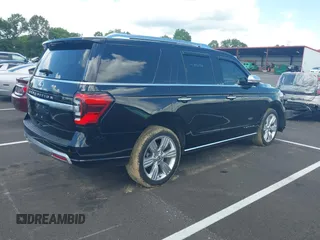 2022 Ford Expedition Platinum with VIN 1FMJU1MT6NEA02232, listed as a IAAI auction lot 42507482 with 18,848 mi miles and . Bid and sale history available at DreamBid. Image 4.