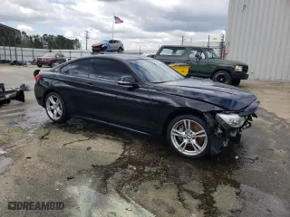 2015 BMW 4 Series 435i xDrive with VIN WBA3R5C57FK371612, listed as a Copart auction lot 49127135 with 75,823 mi miles and Salvage Title. Bid and sale history available at carsss.com. Image 4.
