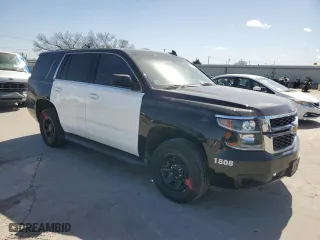 2018 Chevrolet Tahoe Commercial with VIN 1GNLCDEC3JR215701, listed as a Copart auction lot 49587735 with 68,732 mi miles and Salvage Title. Bid and sale history available at carsss.com. Image 4.