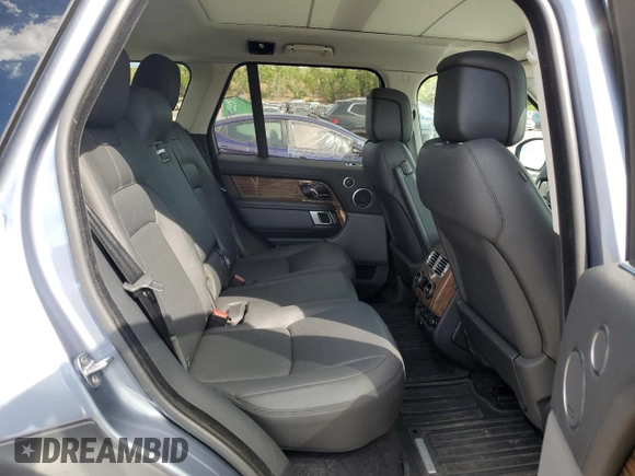 2019 Land Rover Range Rover HSE with VIN SALGS2SV8KA525147, listed as a Copart auction lot 63260595 with 47,219 mi miles and Salvage title. Bid and sale history available at DreamBid. Image 11.