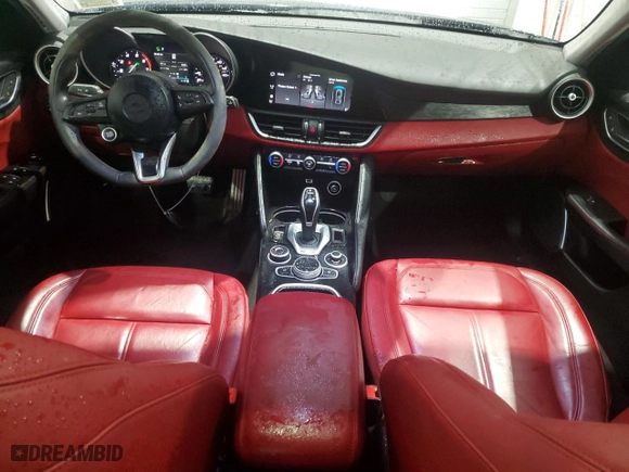 2020 Alfa Romeo Giulia with VIN ZARFANAN7L7633935, listed as a Copart auction lot 45110715 with 69,153 mi miles and Salvage Title. Bid and sale history available at carsss.com. Image 8.