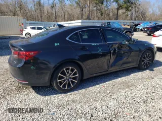 2015 Acura TLX V6 Advance with VIN 19UUB3F76FA009789, listed as a Copart auction lot 47651305 with 218,495 mi miles and Salvage Title. Bid and sale history available at carsss.com. Image 3.