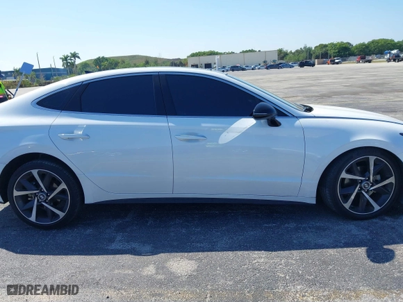2023 Hyundai Sonata SEL Plus with VIN KMHL44J26PA248794, listed as a IAAI auction lot 41794912 with 28,074 mi miles. Bid and sale history available at carsss.com. Image 12.