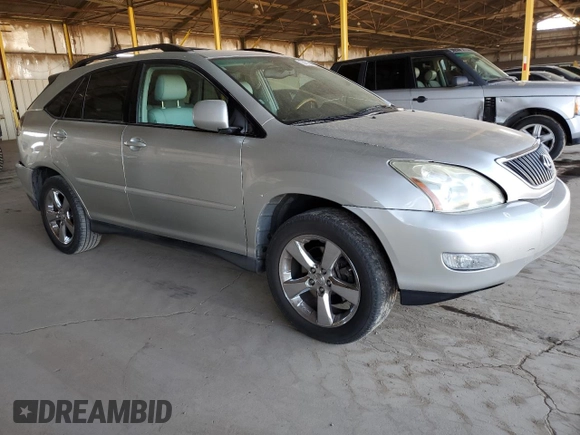 2007 Lexus RX 350 with VIN 2T2GK31UX7C007951, listed as a Copart auction lot 55421245 with 195,110 mi miles and Salvage Title. Bid and sale history available at DreamBid. Image 4.