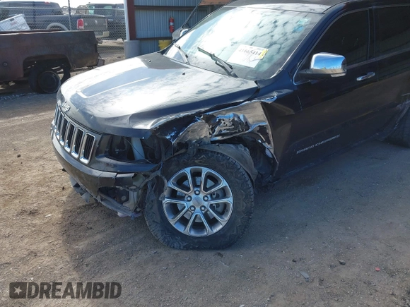2015 Jeep Grand Cherokee Limited with VIN 1C4RJFBG1FC869568, listed as a IAAI auction lot 41665414 with 1 mi miles. Bid and sale history available at carsss.com. Image 6.