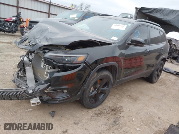 2019 Jeep Cherokee Latitude Plus with VIN 1C4PJMLX5KD432185, listed as a IAAI auction lot 40389491 with 75,703 mi miles and . Bid and sale history available at DreamBid. Image 2.