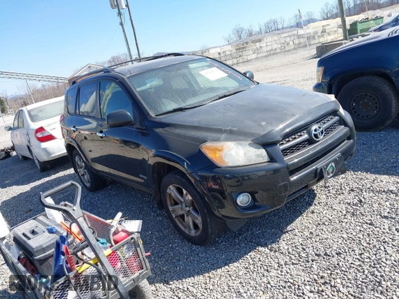 2010 Toyota RAV4 Sport with VIN 2T3RF4DV0AW037873, listed as a IAAI auction lot 41764753 with 209,074 mi miles. Bid and sale history available at carsss.com. Image 1.