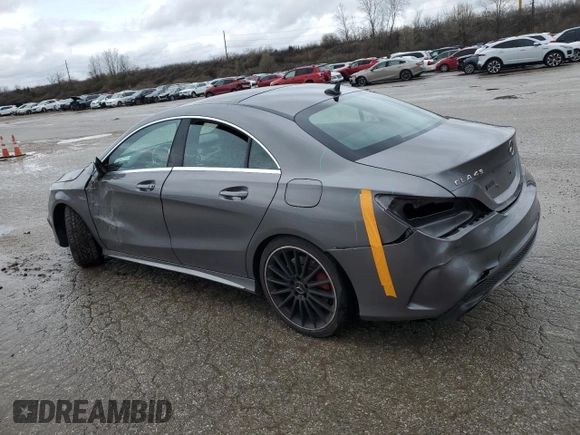 2014 Mercedes-Benz CLA 45 AMG with VIN WDDSJ5CB5EN131067, listed as a Copart auction lot 46662164 with 46,238 mi miles and Clean title. Bid and sale history available at DreamBid. Image 2.