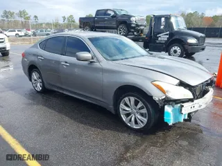 2011 Infiniti M37 with VIN JN1BY1AR7BM375807, listed as a IAAI auction lot 41716432 with 167,343 mi miles. Bid and sale history available at carsss.com. Image 1.