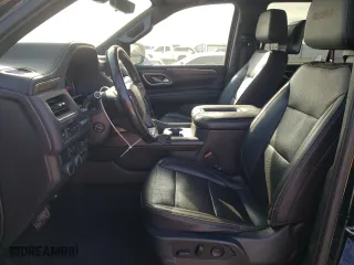 2021 Chevrolet Tahoe High Country with VIN 1GNSCTKLXMR105453, listed as a Copart auction lot 82807274 with 56,534 mi miles and Salvage Title. Bid and sale history available at carsss.com. Image 7.