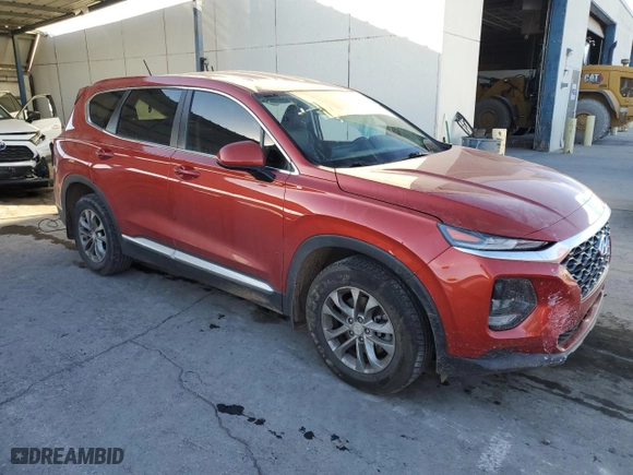 2020 Hyundai Santa Fe SE with VIN 5NMS2CAD9LH208095, listed as a Copart auction lot 85151444 with 206,090 mi miles and Salvage Title. Bid and sale history available at carsss.com. Image 4.