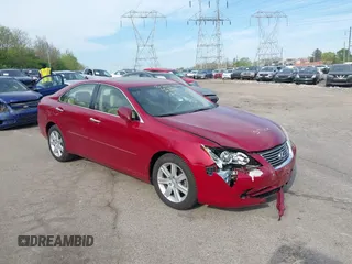 2009 Lexus ES 350 with VIN JTHBJ46G292321717, listed as a IAAI auction lot 42081499 with 147,276 mi miles. Bid and sale history available at carsss.com. Image 1.