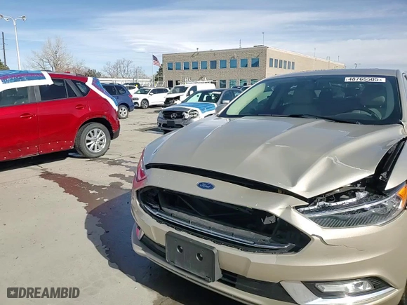2018 Ford Fusion Hybrid Titanium with VIN 3FA6P0RUXJR234049, listed as a Copart auction lot 48765505 with 106,027 mi miles and Salvage Title. Bid and sale history available at carsss.com. Image 13.
