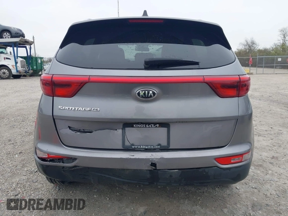 2017 Kia Sportage LX with VIN KNDPM3AC4H7231189, listed as a IAAI auction lot 42001412 with 83,550 mi miles. Bid and sale history available at carsss.com. Image 16.