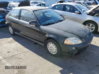 1997 Honda Civic DX with VIN 2HGEJ6344VH119405, listed as a Copart auction lot 71070544 with 26,621 mi miles and Salvage Title. Bid and sale history available at carsss.com. Image 4.