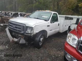2002 Ford F-350 with VIN 1FDWF36F62EA33785, listed as a Copart auction lot 83114154 with 227,107 mi miles and Salvage title. Bid and sale history available at DreamBid. Image 1.