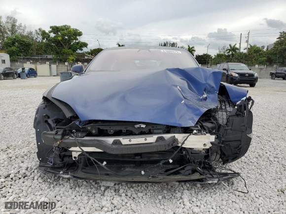2023 Tesla Model S with VIN 5YJSA1E58PF498685, listed as a Copart auction lot 41690475 with 0 mi miles and Salvage Title. Bid and sale history available at carsss.com. Image 5.