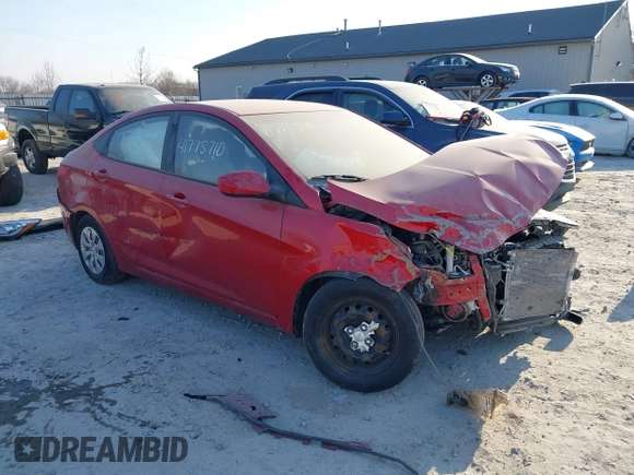 2016 Hyundai Accent SE with VIN KMHCT4AE8GU092687, listed as a IAAI auction lot 41775710 with 97,608 mi miles. Bid and sale history available at carsss.com. Image 1.