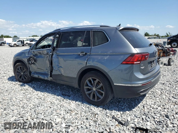 2022 Volkswagen Tiguan SE with VIN 3VV3B7AX3NM172685, listed as a Copart auction lot 57885395 with Not provided miles and Non repairable. Bid and sale history available at DreamBid. Image 2.