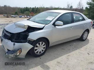 2010 Kia Forte LX with VIN KNAFT4A22A5108680, listed as a IAAI auction lot 42068889 with 77,329 mi miles. Bid and sale history available at carsss.com. Image 2.